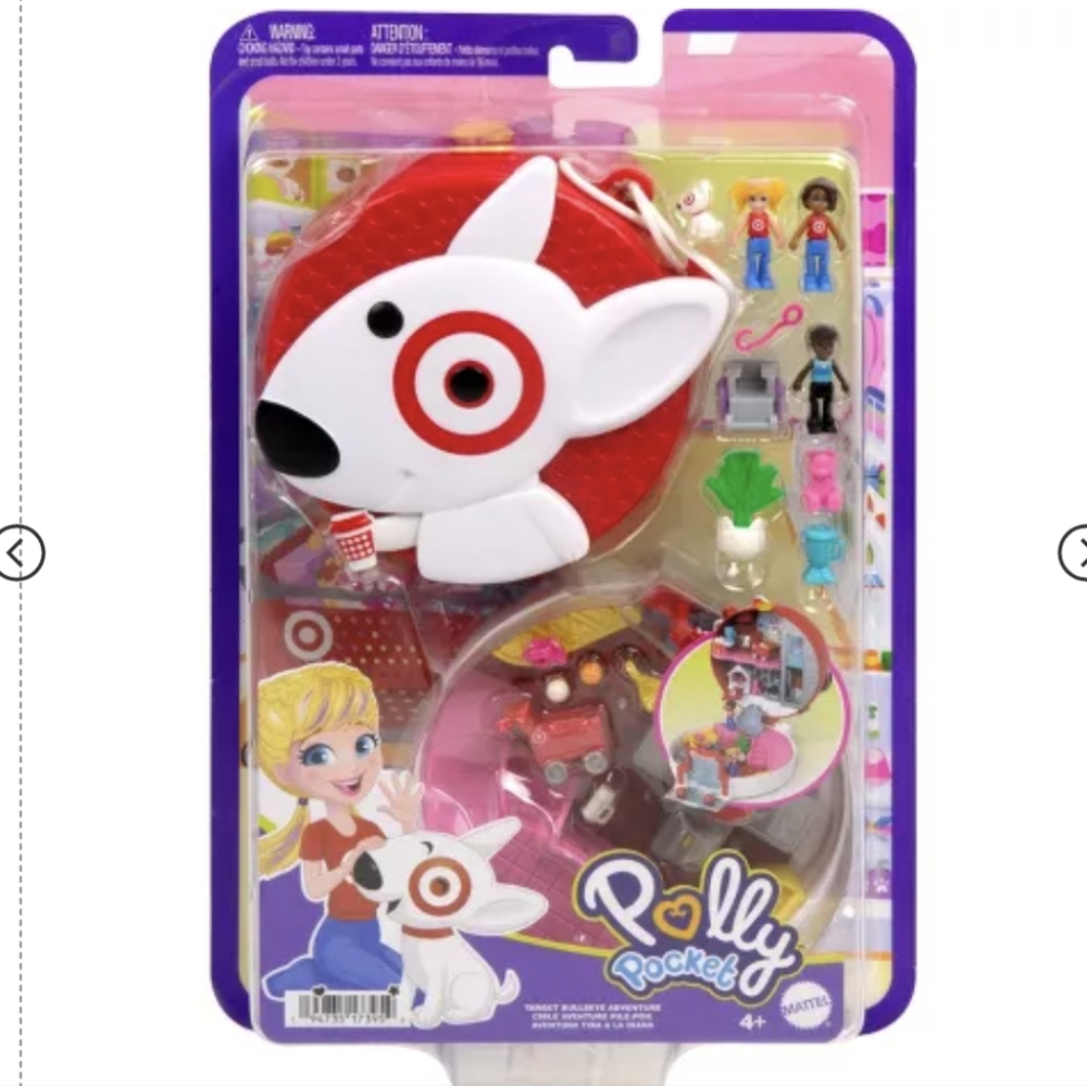 New Polly Pocket Target Bullseye Adventure
